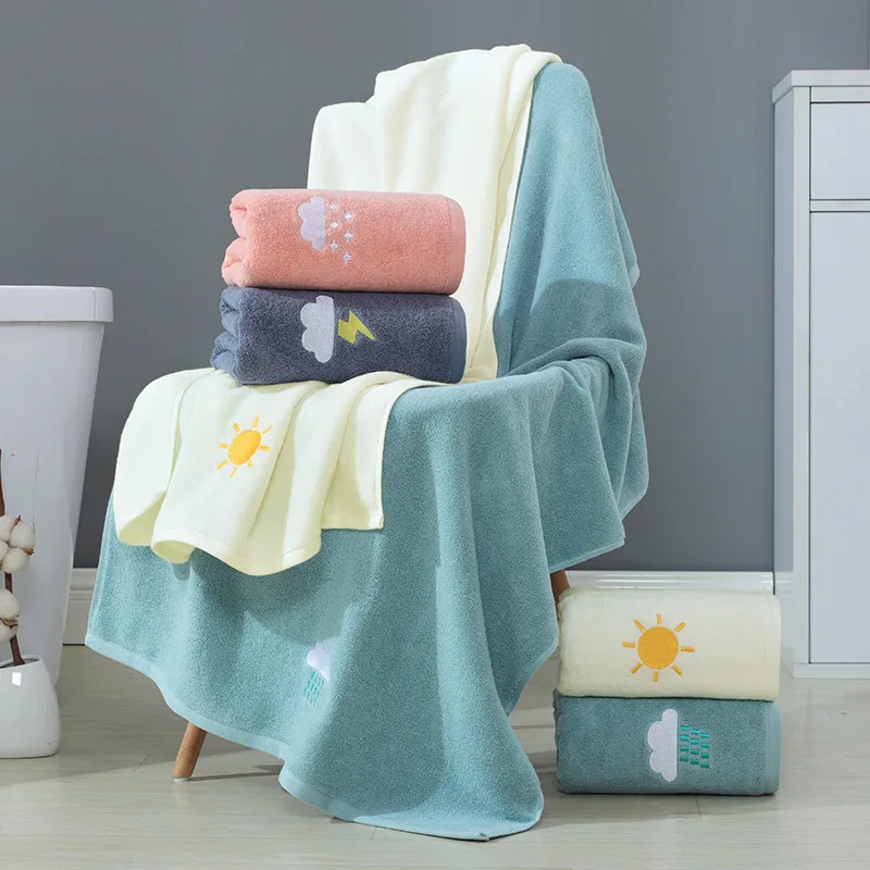 Bath Towel 140x70cm Extra Thick Soft Highly Absorbent Large Towel for Hotel Spa Beauty Salon Home Bathroom