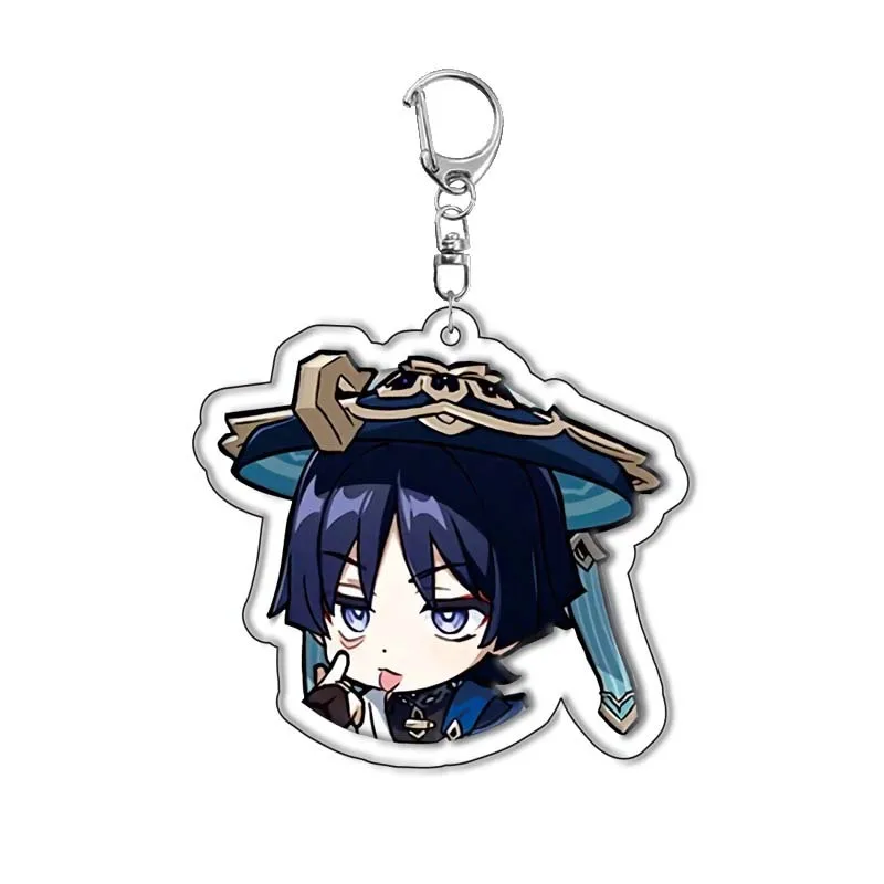 Genshin Impact Traveler Wander - Anime Merchandise Keychain บทวิจารณ์และราคา