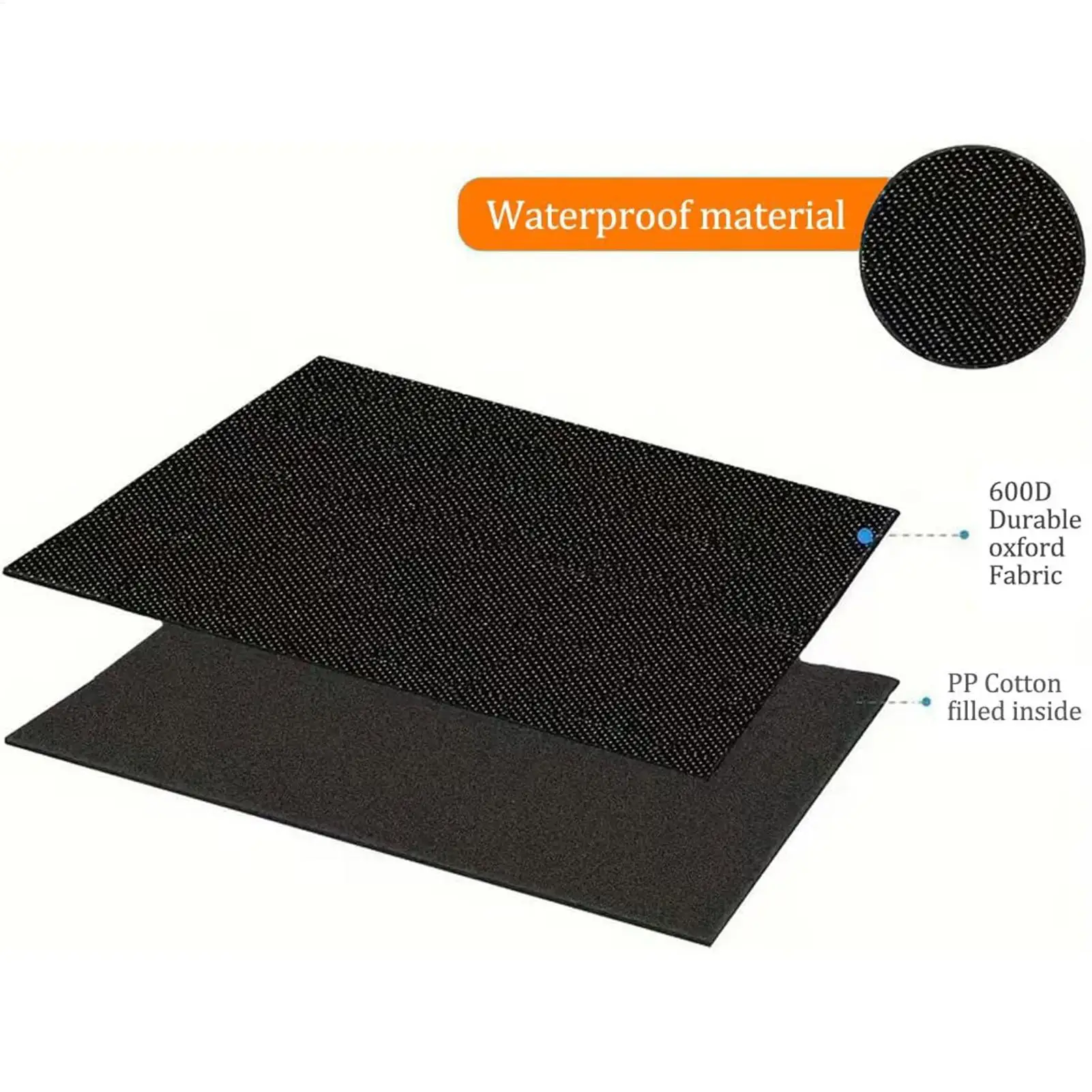Suv Cargo Liner For Dogs Anti-Scratch Waterproof Trunk Liner Auto Internal Supplies For Vehicle Back Travel Daily Long-distance