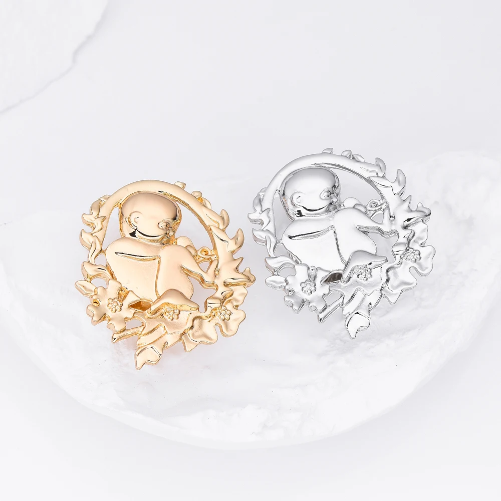 Newborn Baby Garland Brooch Mother Love Medicine Pins Jewelery Design Accessories Lapel Badges Birthday Gifts for Gynecologists image 5