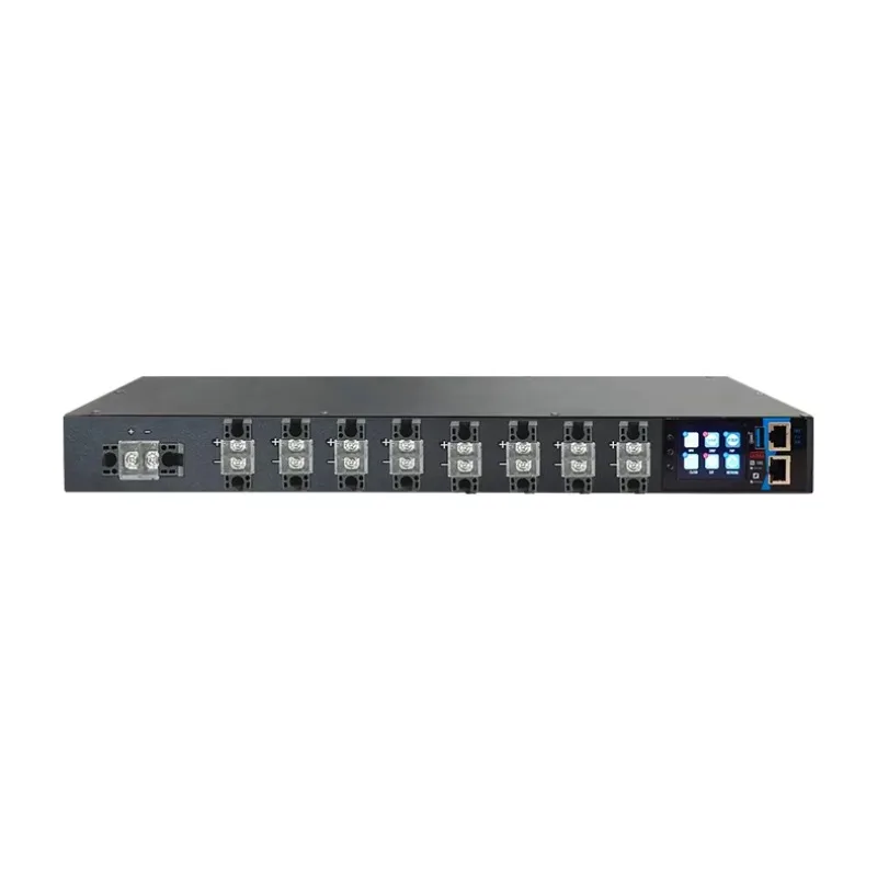 DC Direct Current Smart PDU 24V 48V Remote Monitoring Control Overload Protection Temperature Humidity Smoke Door Water Sensing