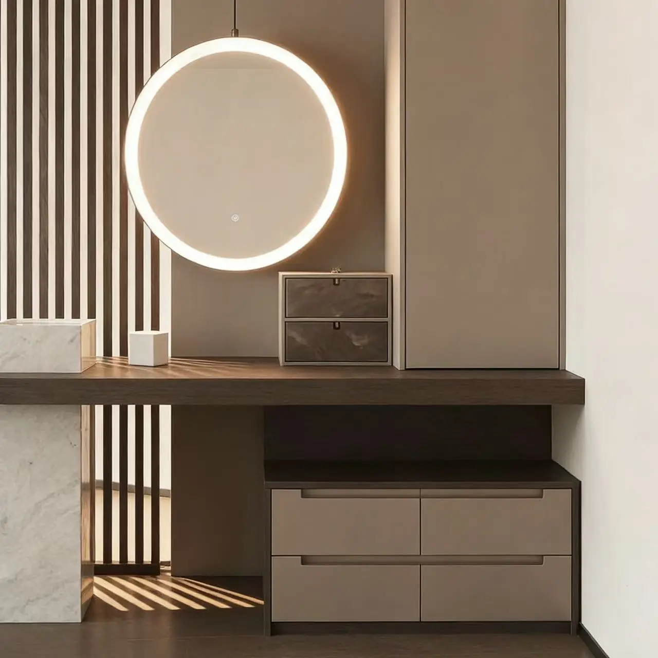 European Design Waterproof Eco-Friendly Durable Bathroom Vanity Cabinet with Storage for Bathroom and Dining