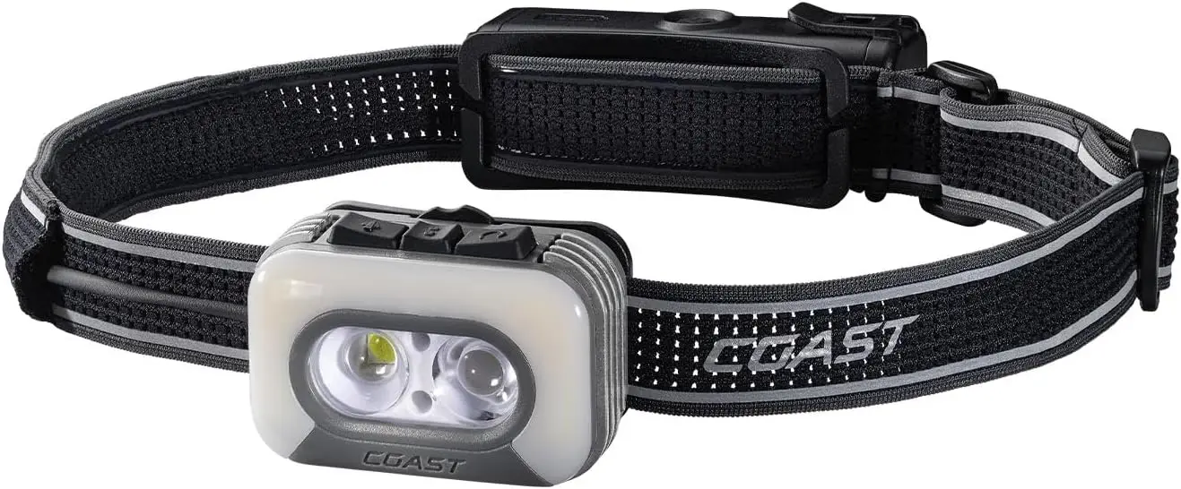 

RL35R Voice-Controlled 1100 Lumen Rechargeable LED Headlamp with ARC280™ Lighting, 4 color modes, Rear-Facing Signal, Variabl