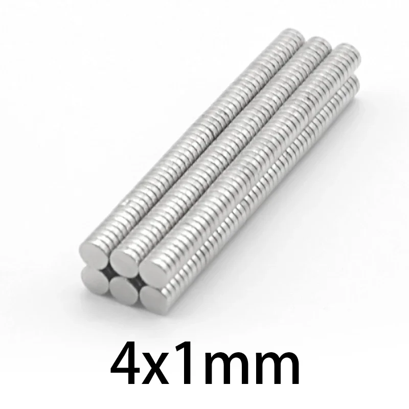 4mmx1mm N35 Neodymium Magnet strong Dia 4x1mm Permanent NdFeB Magnets disc 4*1 mm