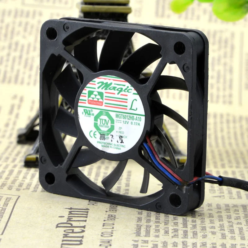 New Cooler Fan MGT6012HB-A10 12V 0.17A 6cm 6010 Cooling Fan 60*60*10mm