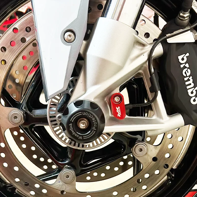 

For BMW S1000RR S1000R S1000XR S 1000RR 1000R 1000XR s1000 RR R XR Motorcycle CNC Front Wheel ABS Sensor Protection Guard Cover