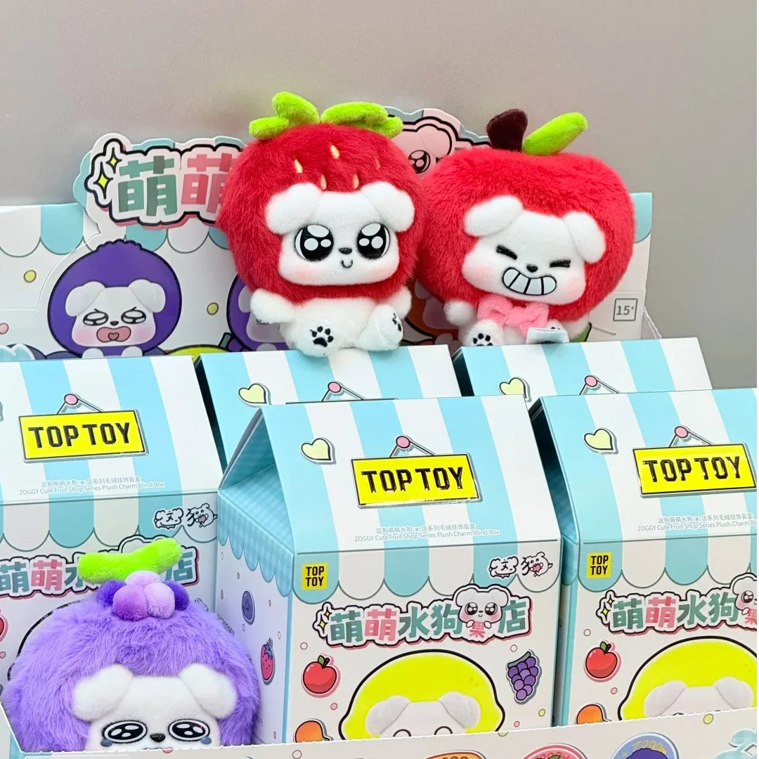 

Genuine Zoggy Cute Water Dog Fruit Store Series Blind Box Cute Puppy Figure Desktop Ornament Toys Mystery Box Gift For Girl