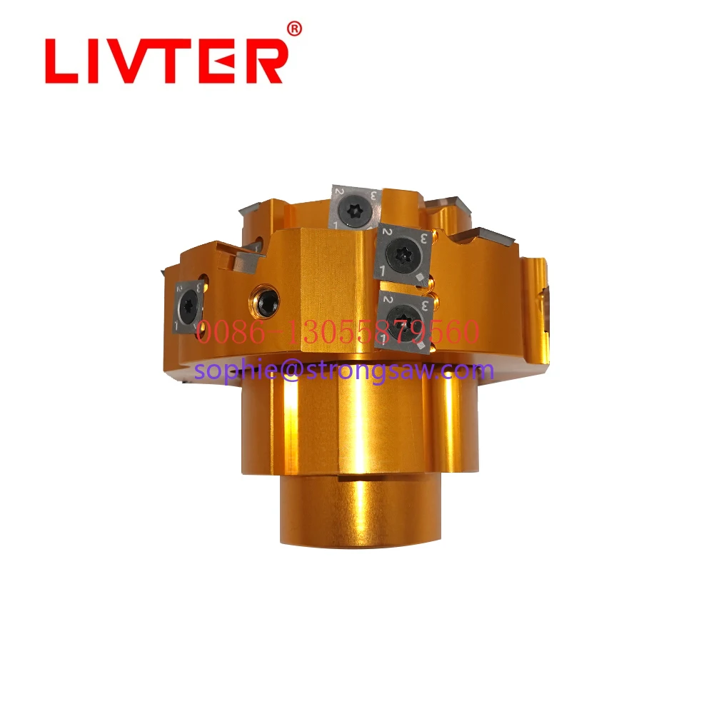 Livter Replaceable Spiral Cutter Head Tenoner Head Spiral Helix Cutter Shaft For Tenoning Machine