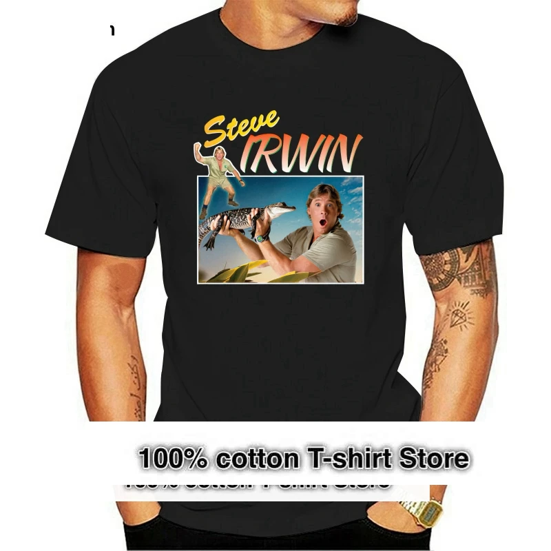 Men t-shirt Steve Irwin Montage tshirt Women t shirt