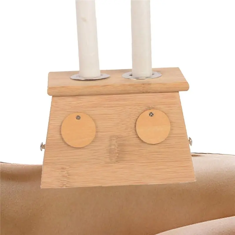 B01C-Dual Hole Moxa Stick Burner For Home Use Moxibustion Box-Moxa Roll Holder For Enhanced Immunity And Relaxation