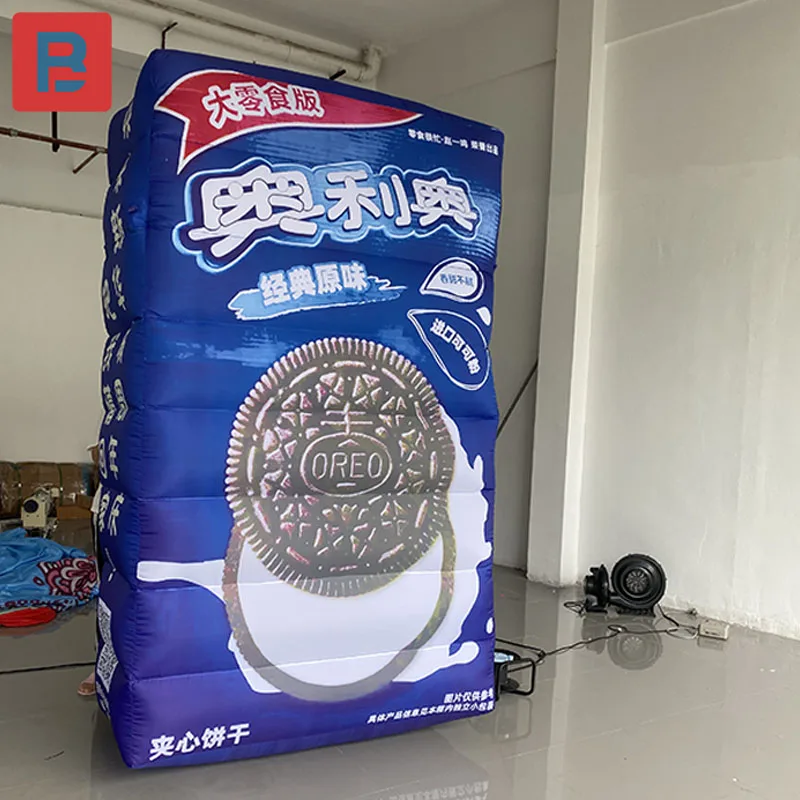 Saco De Lanche Inflável Gigante, Embalagem De Propaganda De Molde De Ar, Caixa De Biscuit, China Memórias De Infância Shopping Abertura Anúncio, Memórias De Infância