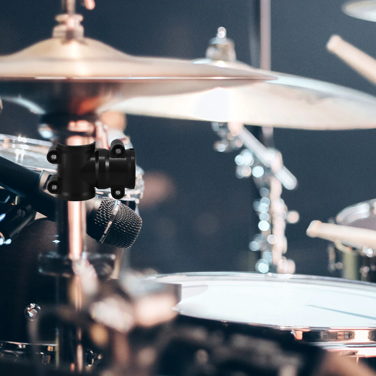 

Electronic Drum Tube Clamp Bracket Right Angle Buckle Kit Accessories Black Adjustable Height Stand Drum Rack T Clamp Durability