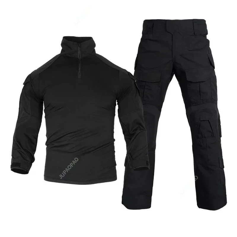 Uniforme da combattimento tuta tattica Multicam campo mimetico abbigliamento da lavoro per allenamento softair camicia da caccia all'aperto pantaloni tuta traspirante