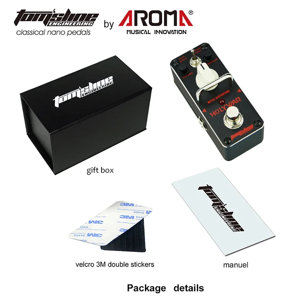 رائحة AHOR-3 الحرب المقدسة تأثيرات الغيتار دواسة تشويه المعادن دواسة صغيرة التناظرية الكهربائية صحيح تجاوز الغيتار أجزاء وملحقاتها #6