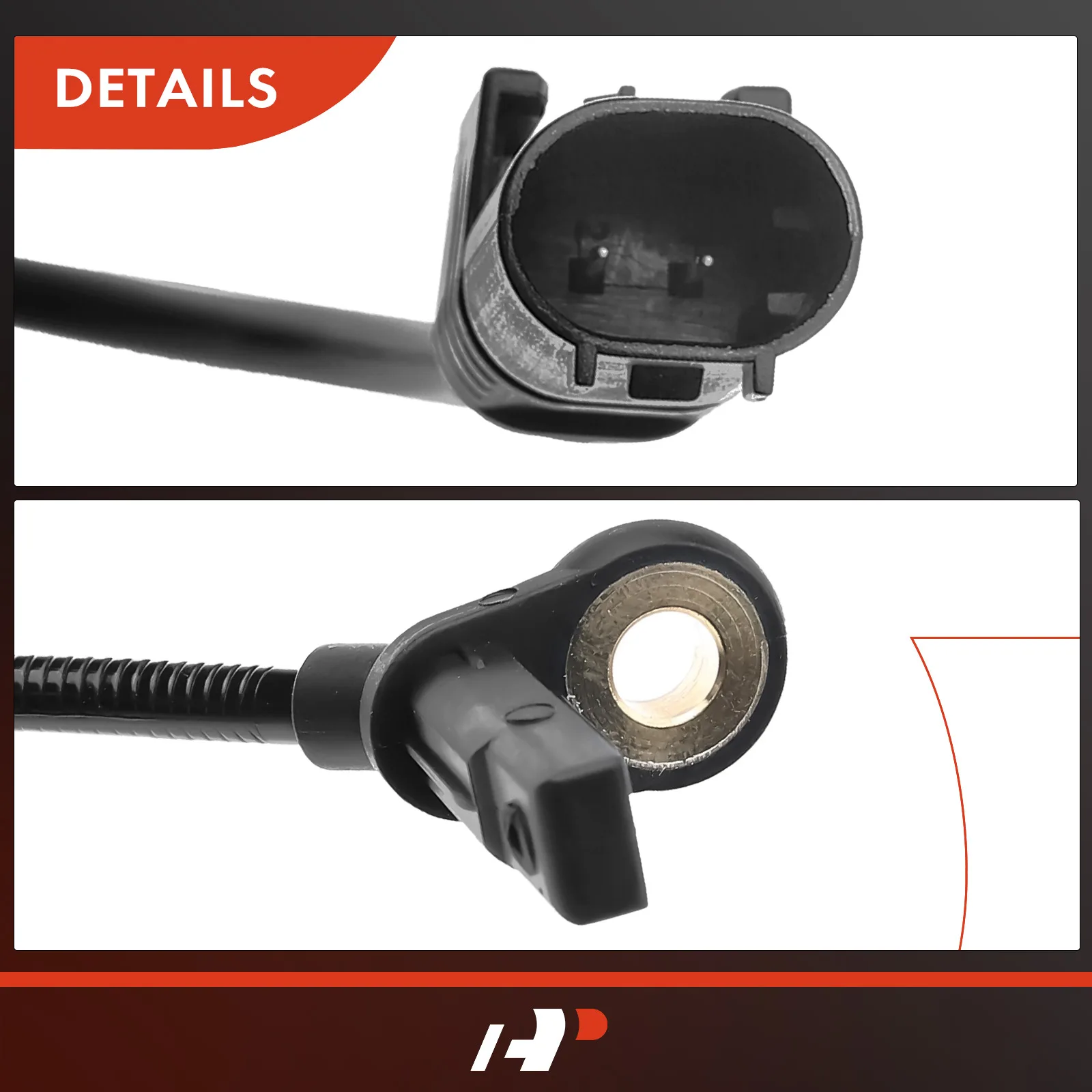 A-Premium Rear Driver or Passenger Side ABS Wheel Speed Sensor for Mercedes-Benz ML320 R320 2007-2009 ML350 2006-2010 ML450 2010 6