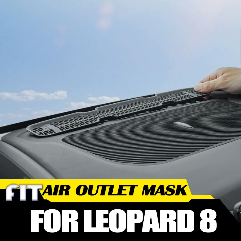 

Автоматическая маска для выпуска воздуха на центральной консоли, подходит для BYD Leopard 8 2024 2025, модифицированная приборная панель автомобиля, антиблокировочные автомобильные аксессуары