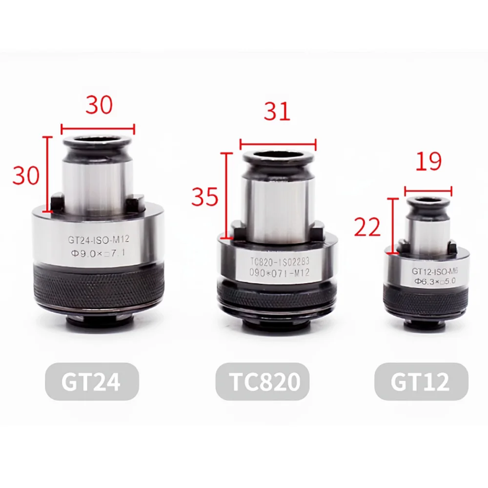 GT24 TC820 M3-30 Overload Protect Torque Tap Chuck ISO JIS Lathe Collet CNC Quick Tool Change Milling Cutter Drill Machine Clamp
