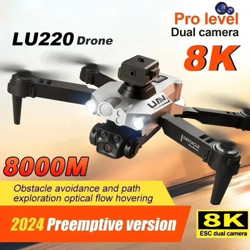 For Xiaomi LU200 Drone 8K GPS Professional RC Plane Photography Optical Flow Obstacle Avoidance Quadcopter for Adults Children