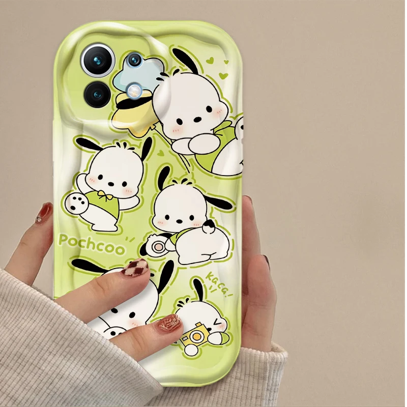 سانريو ميلودي كورومي حافظة متموجة لهاتف شاومي POCO X7 X6 X5 X3 NFC F7 Ultra F6 F5 Pro F4 F3 GT M5S C65 C75 M3 M4 M5S M6 M7 Pro 4G 5G