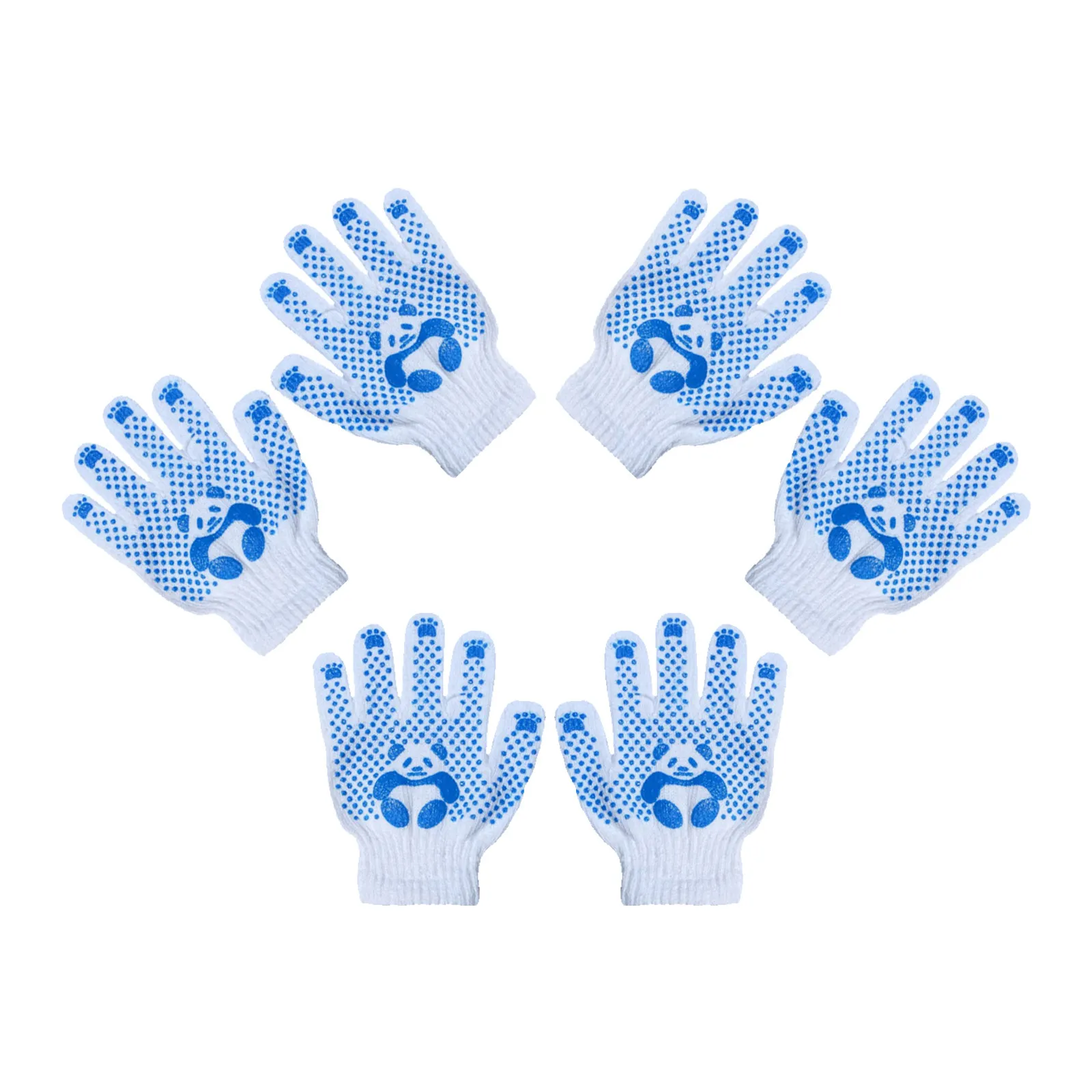 

3Pairs Labor Protection Gloves Breathable Polyester Cotton Gardening Gloves Hand Protection for Yard Work Outdoor
