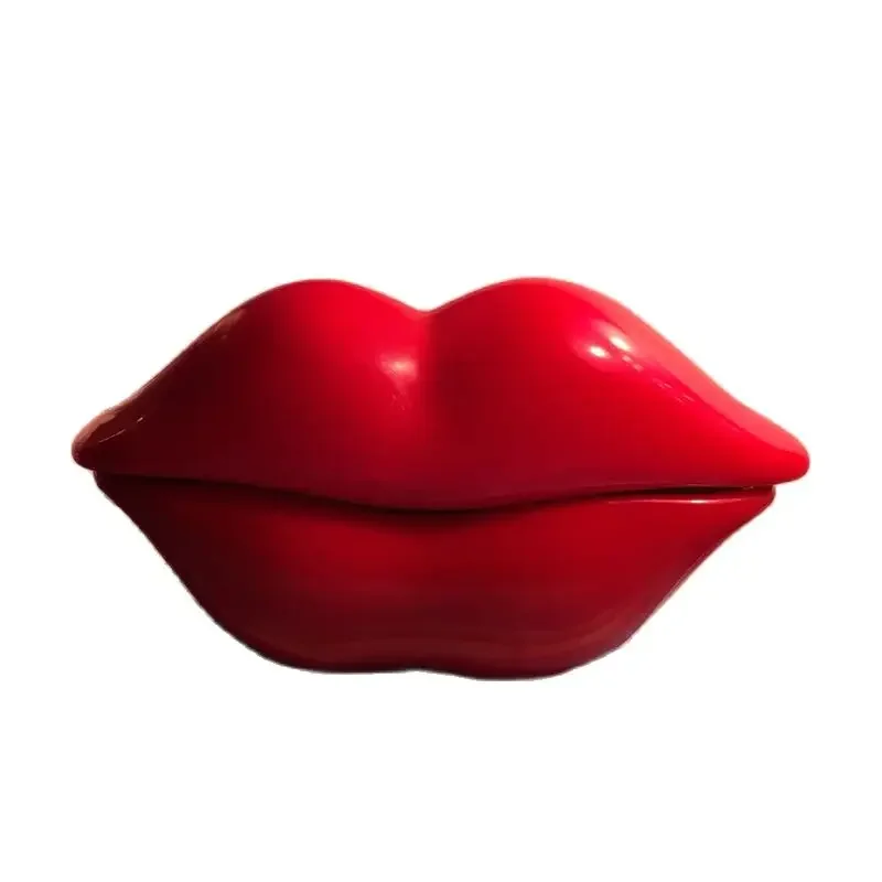 Lips Telephone Novelty Red, Pink, Rose Red Mouth Lip Shaped Phone Landline Desk Corded Phone For Home Hotel Office Decoration