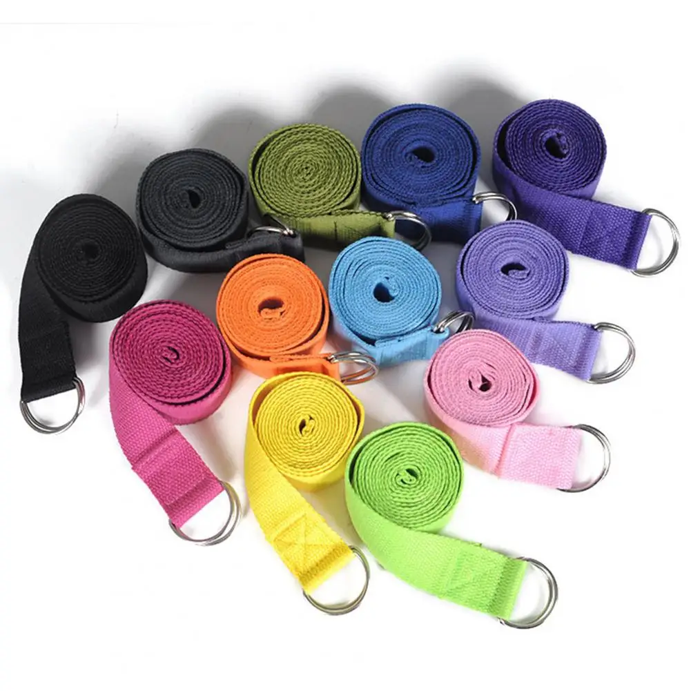 Yoga Pull Strap Belt Sweat Absorption Muscle Relax Accessory Latin Dance Stretching Band GYM Fitness Exercise Resistance Bands