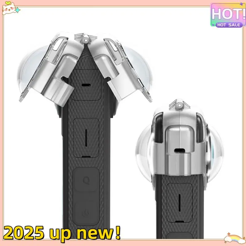 Stylish-AMAGISN Anti-Fog Snap-On Lens Guard For Insta360 X3 Easy Disassembly And Assembly Insta360 Action Camera Replacement Par