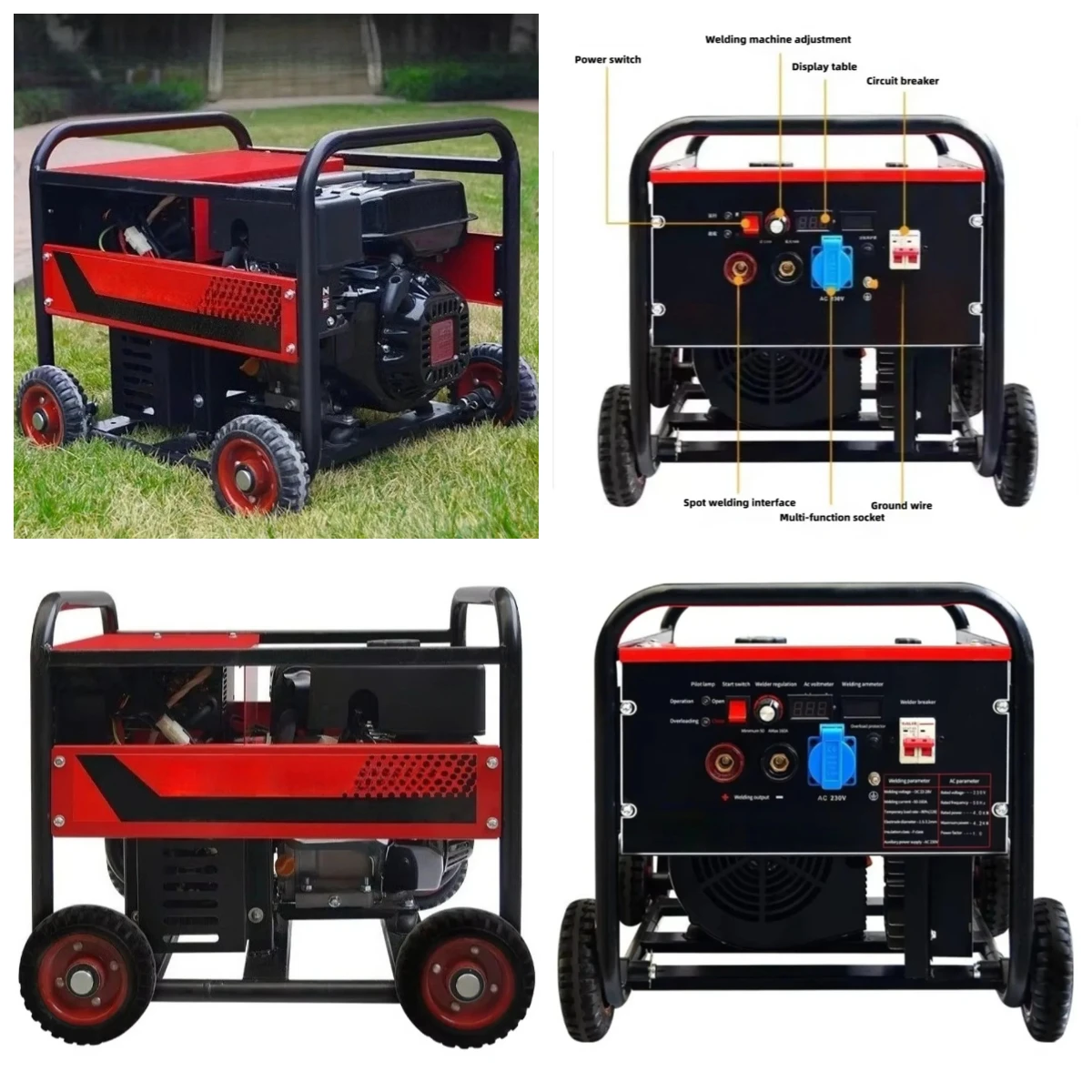 

Gold Seller High Power Generator Welding All-in-One Machine Outdoor Construction Site Welder