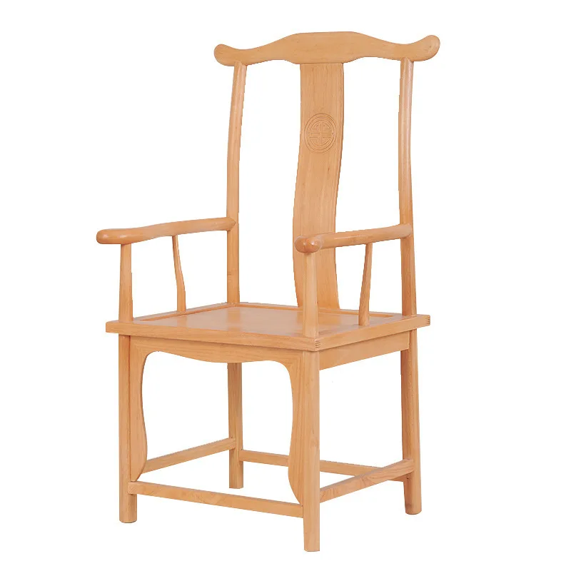 New Chinese Zen, Solid Wood Chair, Taishi Chair, Household Tea Chair, Reception