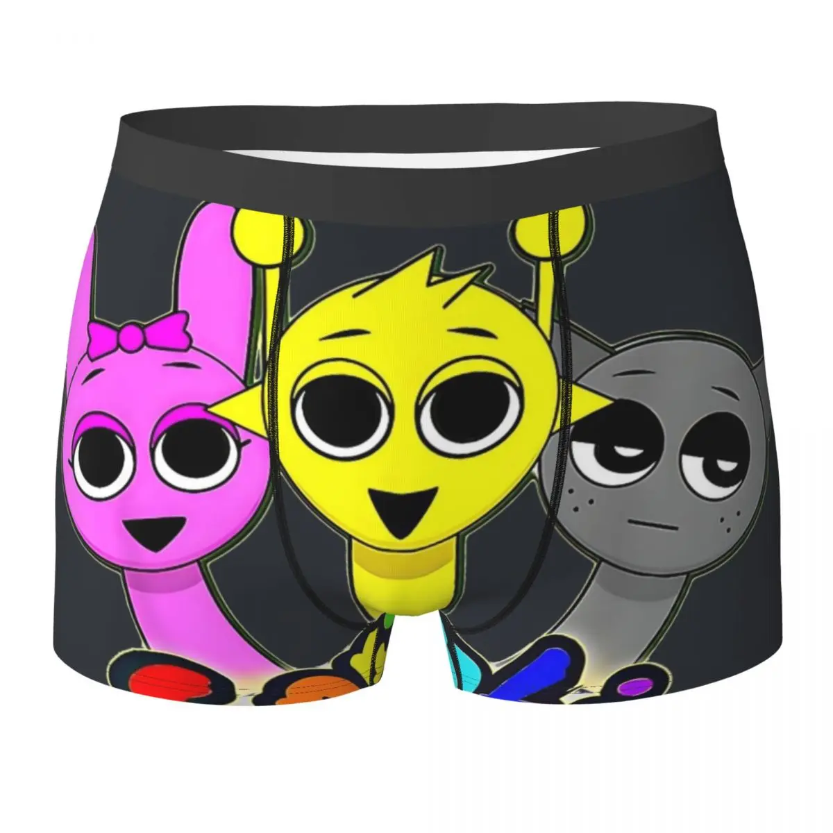 

Hot Sprunki Game Underwear Cartoon Incredibox Man Shorts Briefs Breathable Boxer Shorts Trenky Sublimation Large Size Panties