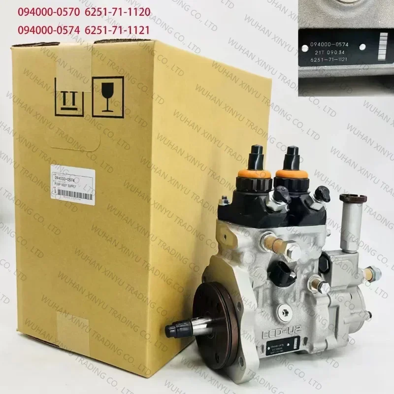 6151-711-121 Fuel Injection Pump 094000-0574 094000-0570 For PC450-8 PC4