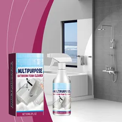 Bathroom Foam Cleaner Spray Powerful Descaling Cleaning Agent Foam Cleaning Agent For Bathtub Toilet Shower Sink Glass Ceramic