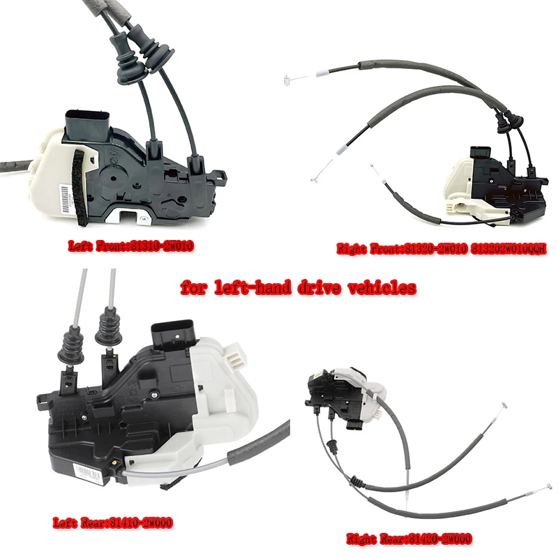 

Car Door Lock 81310-2W010 81320-2W010 81410-2W000 81420-2W000 Door Lock Actuator For HYUNDAI SANTA FÉ III 2013-2019