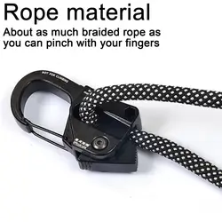 Aluminum Cord Adjuster Self-locking Rope Tensioner Lightweight Cord Adjuster with Strong Load-bearing Capacity Design for Quick