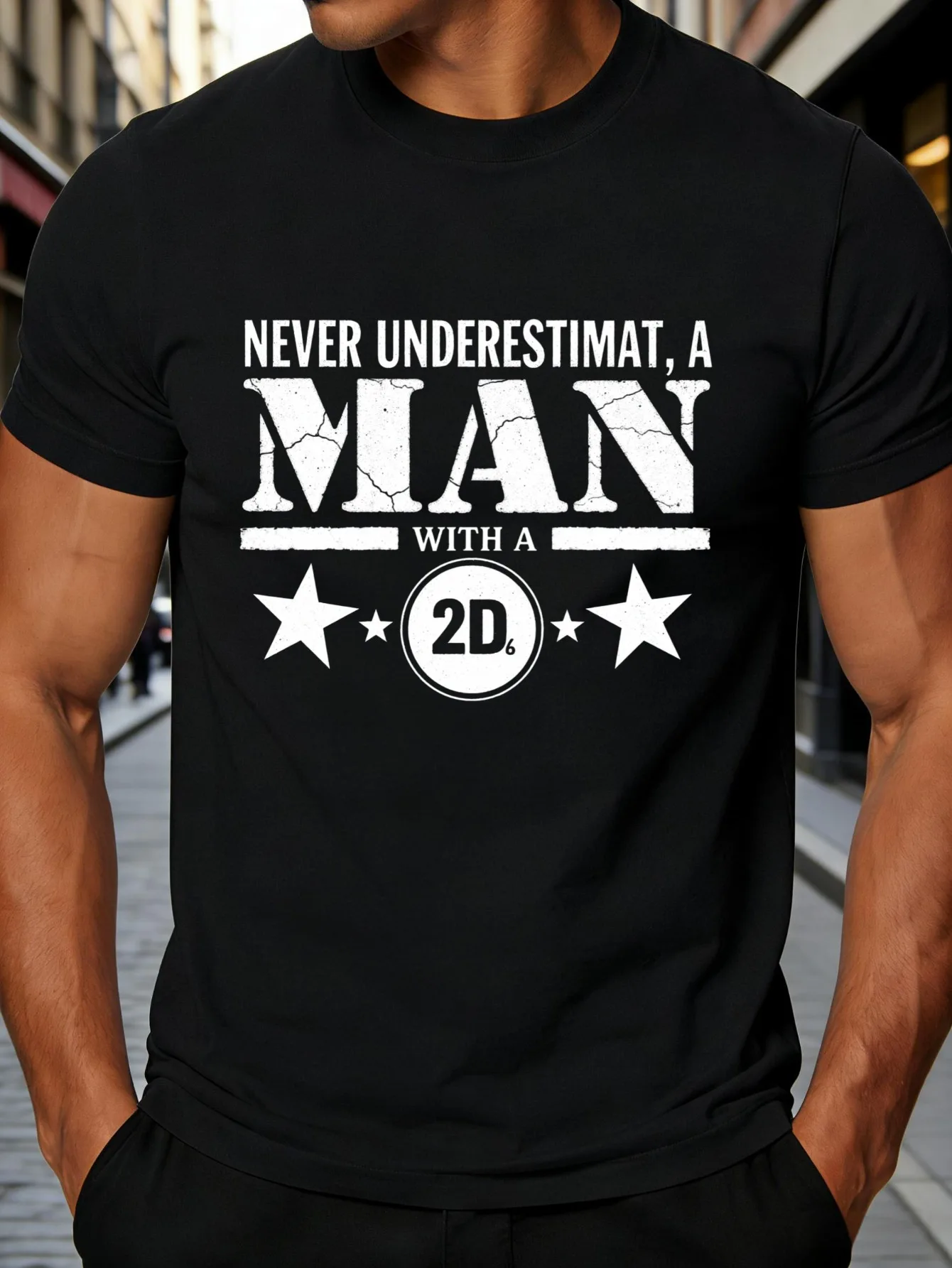 Men's Casual T-Shirt with Eye-Catching Text and Graphic Design, Perfect for Everyday Wear and Summer Outfits, an Excellent Gift for Him