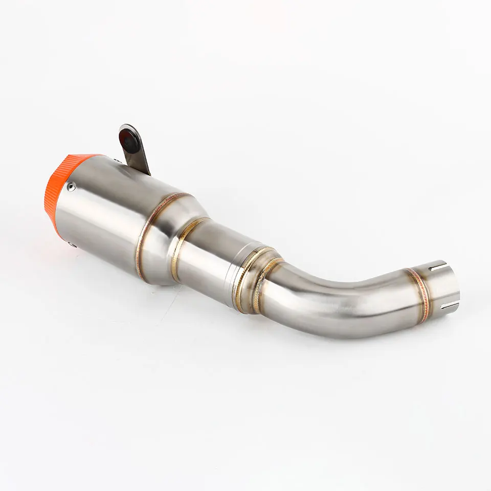 Slip-On Motorcycle Exhaust Muffler with  Link Pipe For KTM RC390 2022-2024  RC 390 exhaust RC390 Mufller