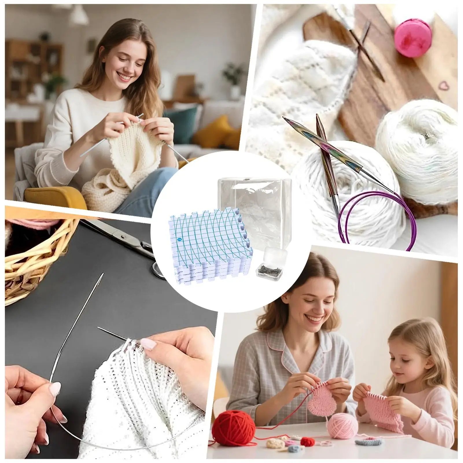 

Knitting Blocking Mats Crocheting Tool Knitting Project Blocking Mat For Knitters Crocheters Fiber Artists Garments Carpets