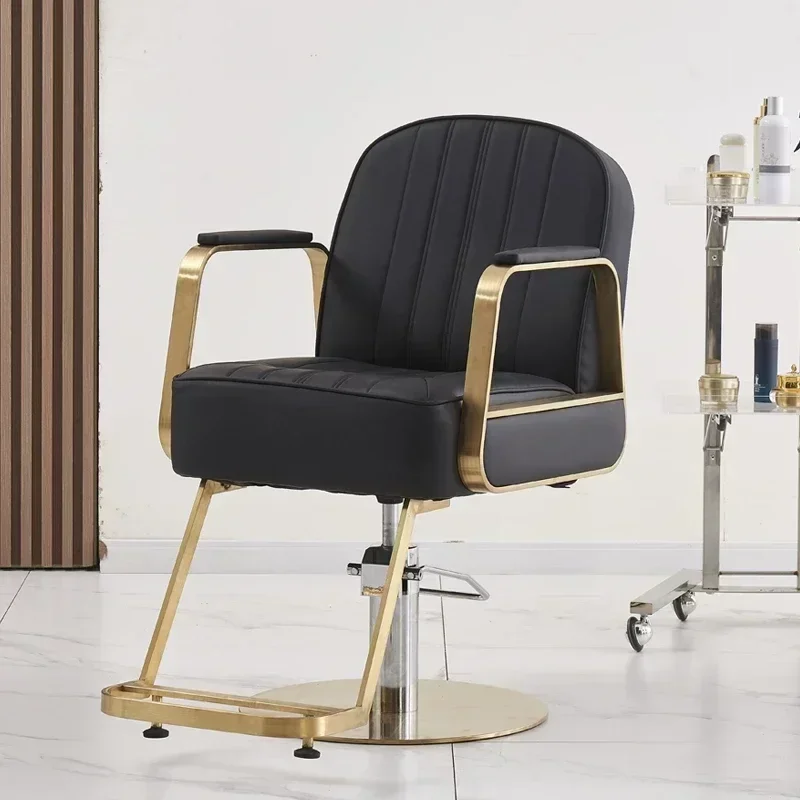 

Beauty Design Barber Chairs Chaise Coiffure Ergonomic Salon Equipment Chairs Luxury Style Sillon Para Barberia Salon Furniture