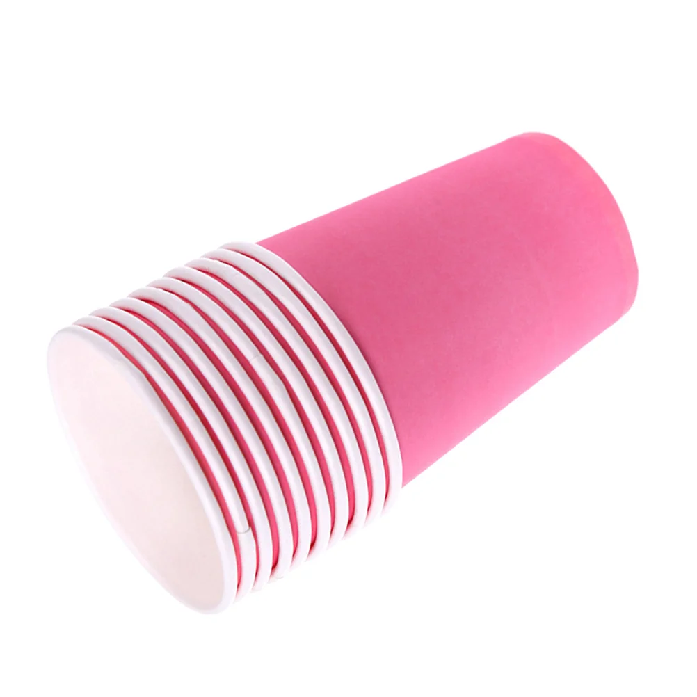 100 قطعة أكواب ورقية سميكة ملونة لرياض الأطفال لتقوم بها بنفسك الحرفية الفن المواد الاطفال الإبداعية الحرفية أكواب ورقية للاستعمال مرة واحدة #3