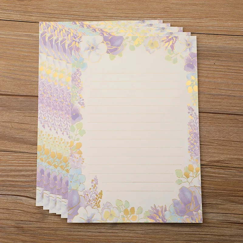

Antique Chinese Style Bronzing Letterhead A5 8 Sheets Exquisite Creative Stationery Writing Printing Spot Bubble Mailer