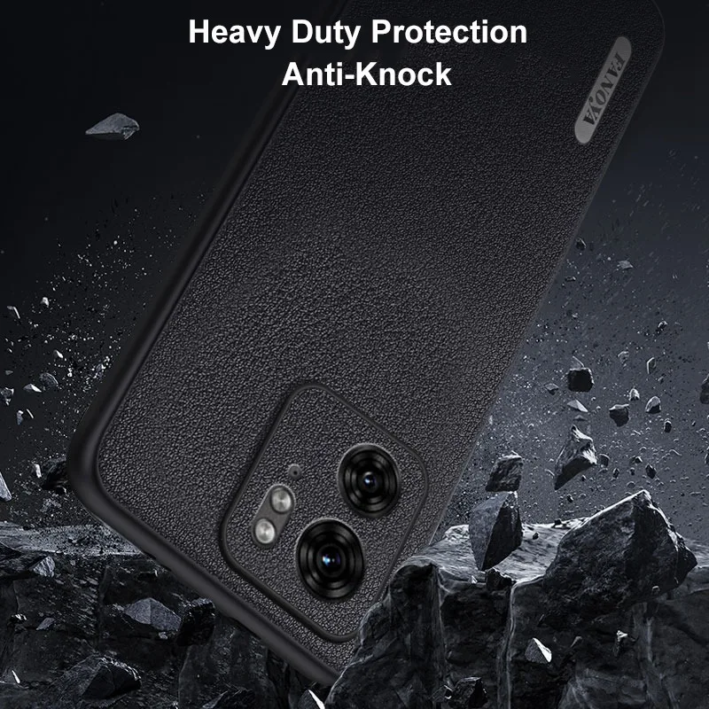 Luxury PU Leather Case For Motorola Edge 40 Edge40 Neo Back Cover Silicone Protection Phone Case For Motorola Moto Edge 40 Neo