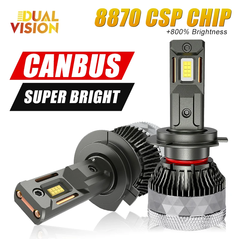

H7 LED Canbus Автоматические противотуманные фары Автомобильные фары H4 H1 H8 H9 H11 9005 9006 HB3 HB4 9012 HIR2 Лампы Турбо противотуманные фары 6000K 8850 CSP 12V