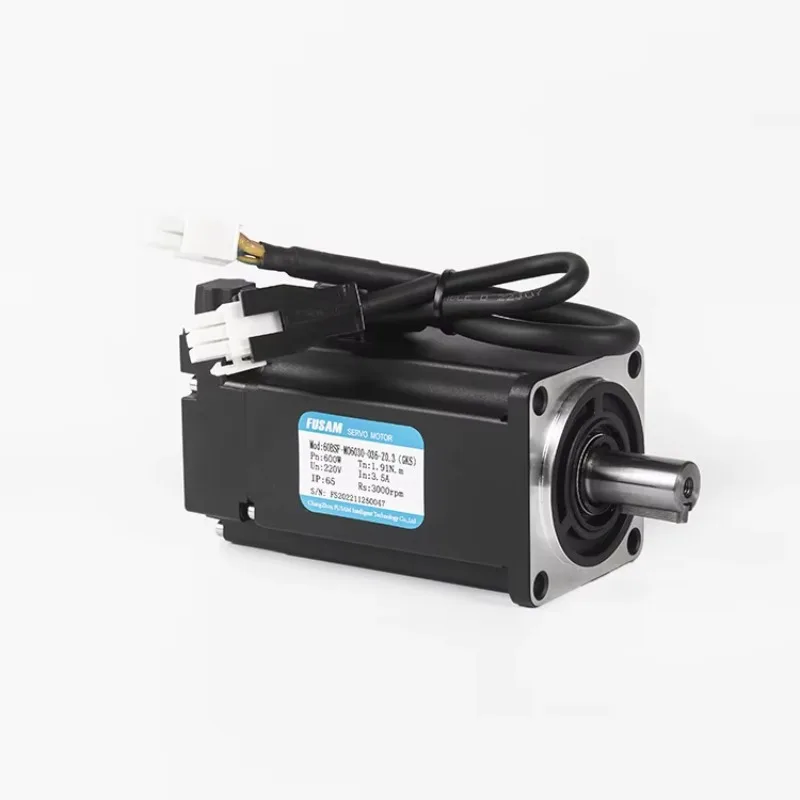 CE Certified 60mm Frame Servo Motor with 600W 220v/110v 3000RPM 1.27 N.m Single-Phase Explosion-Proof Driver Kit