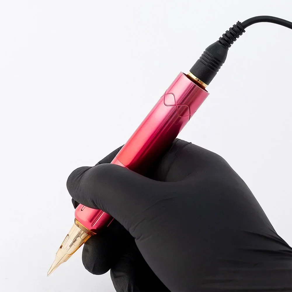Hot SalesPink Gradient LOLA AIR Coreless Motor Permanent Makeup Scalp Micropigmentation Wireless Tattoo Machine With 2 Battery P