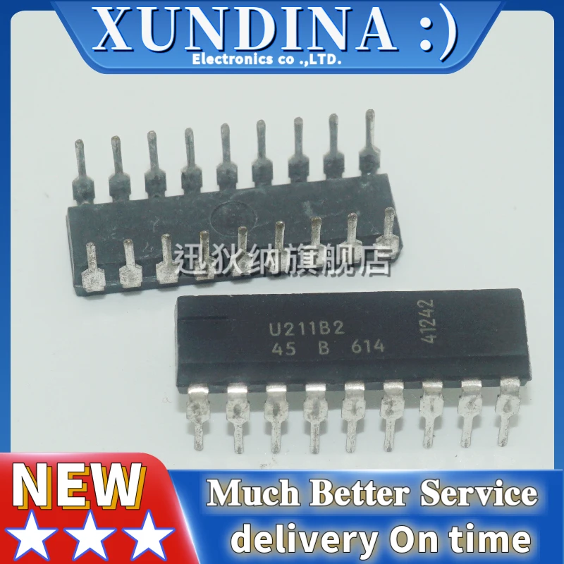 2PCS/LOT U211B2 DIP18 new and original IC