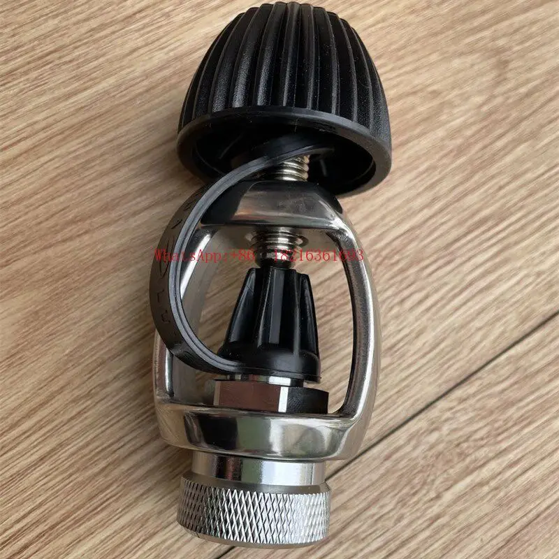 Submersible Bottle Flushing Connector G5/8 Gas Cylinder Flushing Interface Oxygen Tank Adapter