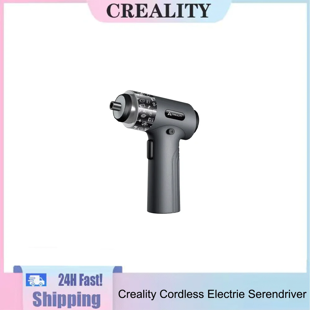 Creality 32 Pcs CRV Steel Screwdriver Cordless Electric Screwdriver Bits 5N.m Torque 7-speed KnobCircular LED Light