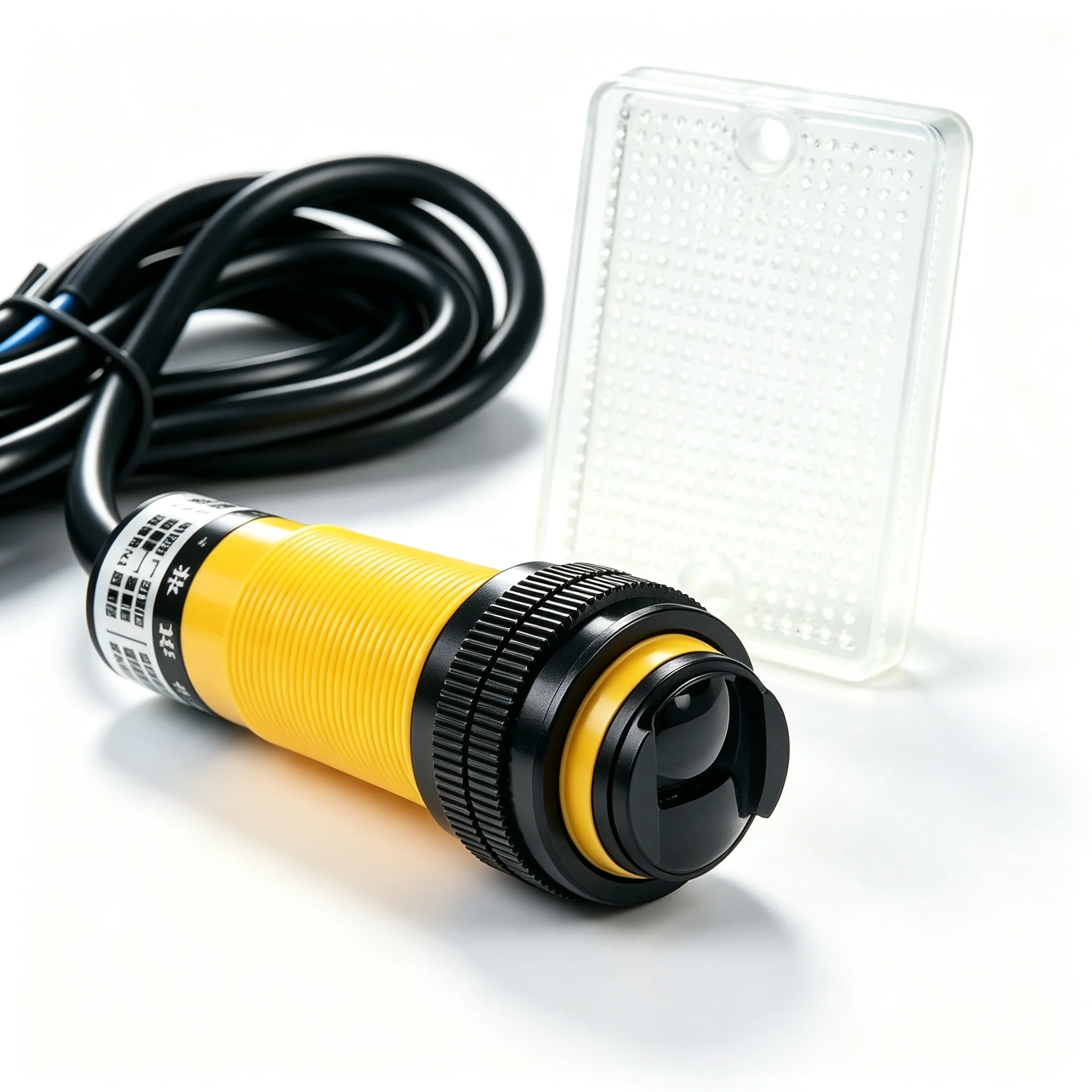 Feedback Reflective E3F-R2NK NPN PNP Photoelectric SwitchDC5-36V Detection Range 2m Adjustable NK/N2/P1/P2/Y1/Y2 Infrar Sensor