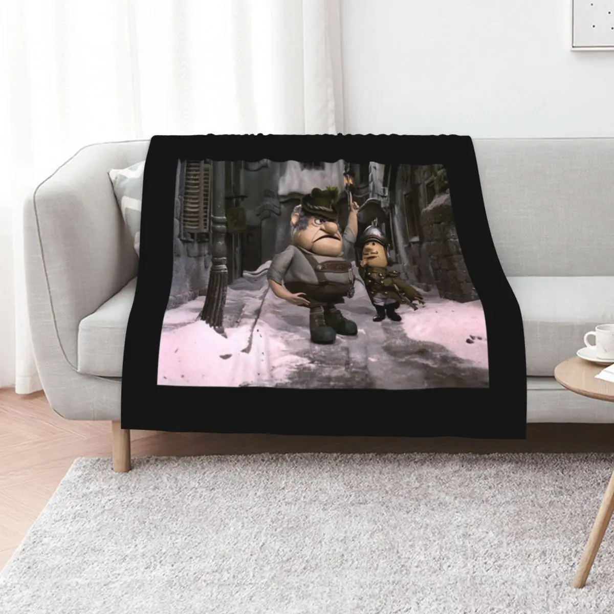 

Burgermeister On The Town Throw Blanket Summer Beddings Warm Plaid Hair Blankets