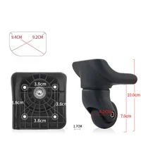 Suitable for American Tourister 25R Universal Wheel 2PCS Wheels for Suitcase Luggage Accessories Replacement Spare Parts Mute We 3